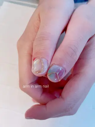 ネイル arm in arm ︎✿Yamamotoのマツエク・マツパデザイン