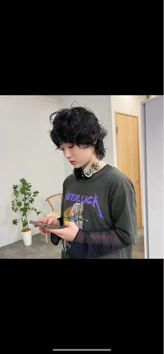 パーマ 加藤 悠真のヘアスタイル