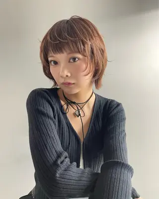 ショート カラー sand yokohama所属・🌟似合わせカット No.1🌟ホノのヘアスタイル
