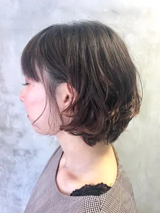 ショート パーマ SAKURA所属・鹿取 三紗子のヘアスタイル