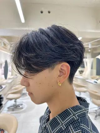 ショート パーマ メンズ nico TOKYO 横浜所属・横浜/レイヤー/ カネコのヘアスタイル