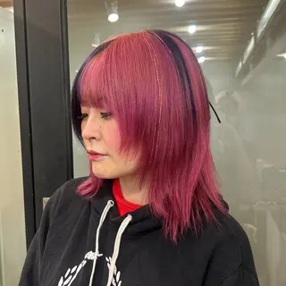 ショート カラー ✨うる艶/ブリーチ✨ 𝓡𝒖𝓷𝐚💋のヘアスタイル