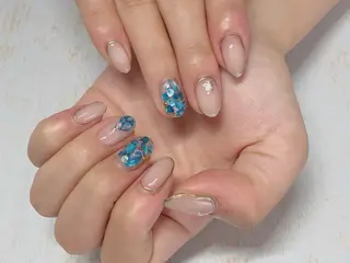 ネイル 𖡼 yumenoのネイルデザイン