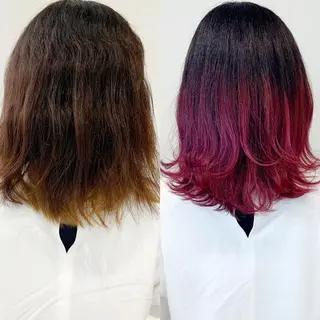 カラー ミディアム 初めでも安心🌟 newi町田✂のヘアスタイル