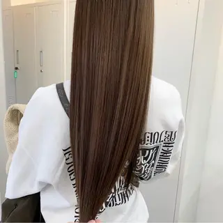 ロング ヘアアレンジ ハイトーン/美髪矯正 🍃大江拓実のヘアスタイル