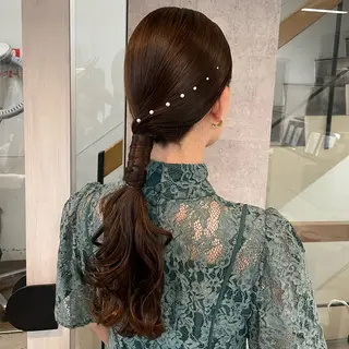 ヘアアレンジ 金城 二千夏のヘアスタイル