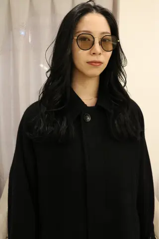 ミディアム カラー 松村 澪里のヘアスタイル