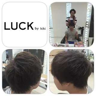 ショート ミディアム セミロング ロング カラー パーマ メンズ 中村 卓也のヘアスタイル