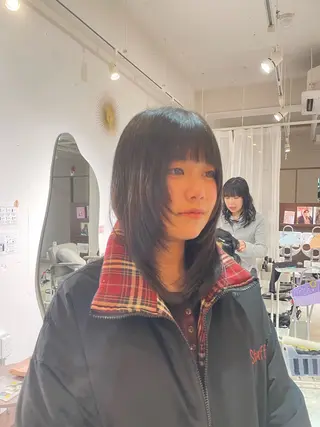 tsuki /天王寺 /カラー/ボブカットのヘアスタイル