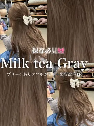 ロング カラー ブリーチなし特化 美容師💖SAE💖のヘアスタイル