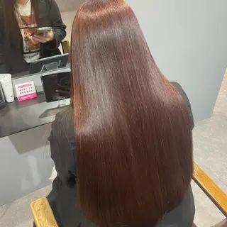 ロング Mimi🎀 ブリーチなしＷカラーのヘアスタイル