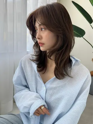 セミロング SOYON 豊田土橋1号店所属・🫧SOYON non🫧のヘアスタイル