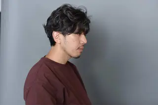 パーマ メンズ BANKSIA ボブ専門/草野明郎のヘアスタイル