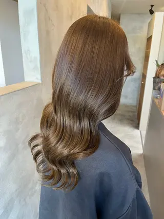 ロング カラー Salon de  COCO所属・Yuka /ツヤカラー✨のヘアスタイル