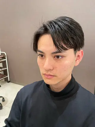 ショート メンズ 野水 隆雅のヘアスタイル