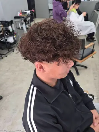 ショート パーマ メンズ メンズ専門サロン wokeのヘアスタイル