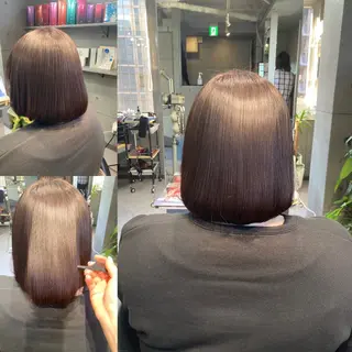 ショート 髪質改善☺︎縮毛矯正 ふじい まりんのヘアスタイル