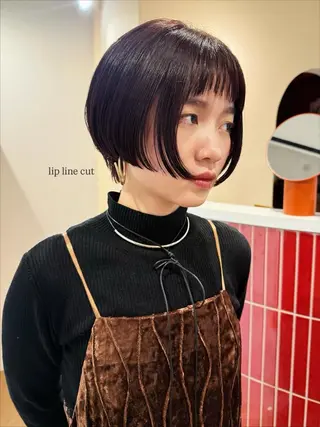 ショート カラー ❤️アヤカ Wカラー ボブ レイヤー❤️のヘアスタイル