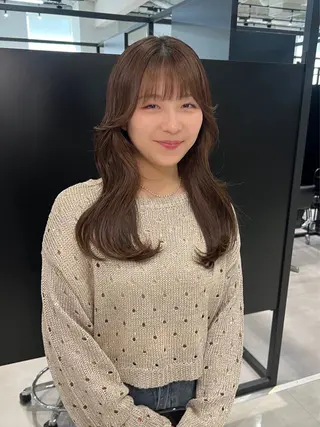 ロング カラー kimika🥑 メンズ/髪質改善のヘアスタイル