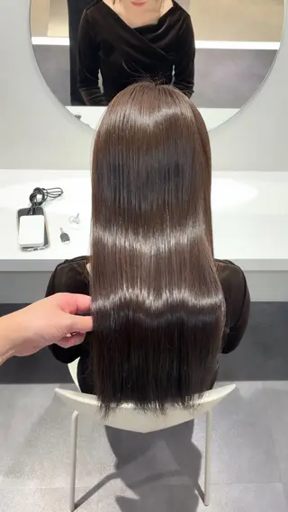 ミディアム カラー 髪質改善TR💫 レイヤーカット/熊澤のヘアスタイル