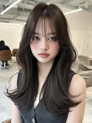 セミロング ♡ yuka♡のヘアスタイル