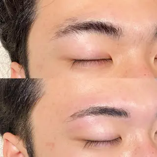 メンズ アイブロウ コマツリサ ROCCO eastのヘアスタイル