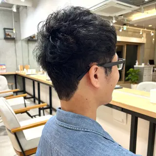 ショート メンズ mizo /ケアカラー/登戸のヘアスタイル
