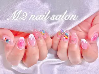 ネイル 長さだし専門店 M2　rikaのネイルデザイン