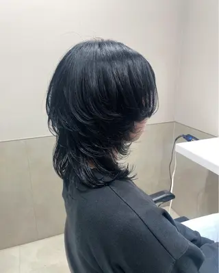 ミディアム カラー 佐野 えり奈のヘアスタイル