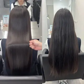 ロング 梅田髪質改善 韓国カット/星野綾哉のヘアスタイル