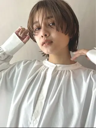 カラー LOuNICA/銀座 RYUNOSUKEのヘアスタイル