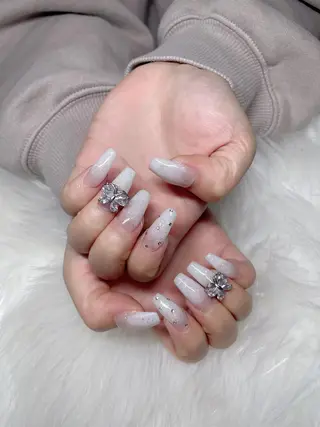 ミディアム ネイル 《LB》ラブリエ Nail&eyeのマツエク・マツパデザイン