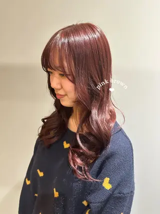 セミロング yuka♡/ショート カット/暖色カラーのヘアスタイル