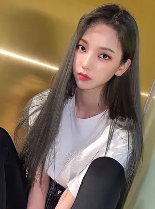 セミロング カラー ヘアアレンジ 韓国ヘア/ sumireのヘアスタイル