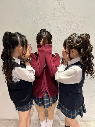 ロング ヘアアレンジ ♛︎ きっか ♛︎ ヘアアレンジ🩵のヘアスタイル