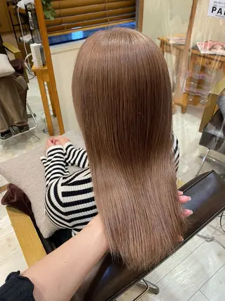 カラー トレンド甘めガーリー Mizuki☁️🫧のヘアスタイル