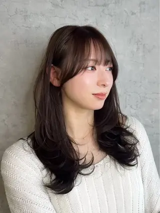 ミディアム トレンド韓国ヘア 🇰🇷のんのヘアスタイル