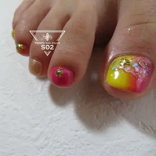 ネイル S02 𝙲𝚑𝚒𝚎のネイルデザイン