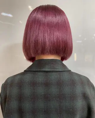 ショート カラー ハイトーン/ブリーチ /ウルフ⛓️MAKIのヘアスタイル