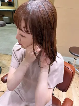 ミディアム 梅田美容室/カット /Maoのヘアスタイル