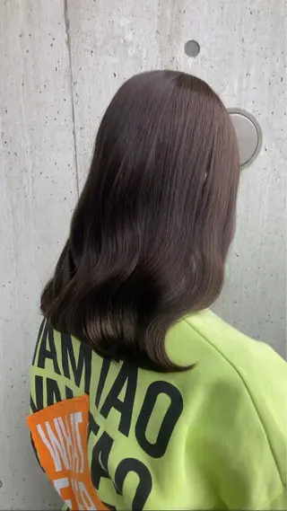 セミロング 韓国スタイル🇰🇷 minamiのヘアスタイル