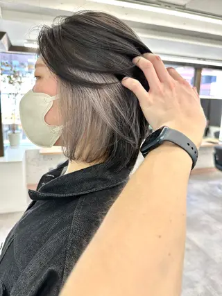 ショート 💚透明感カラー💚 ♻️本間♻️のヘアスタイル