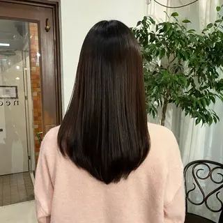 ロング 高原 優のヘアスタイル