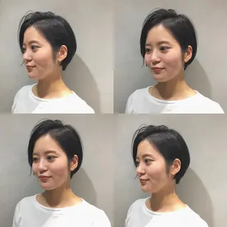 ショート カラー 荒木 依莉亜のヘアスタイル