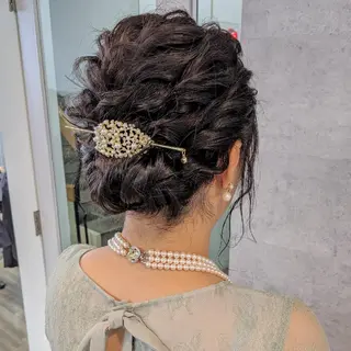 ヘアアレンジ ミディアム PRIVATE SALON EYES所属・EYES リアのマツエク・マツパデザイン