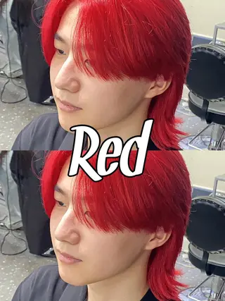 カラー パーマ/ダブルカラー ブリーチ⭐️海斗のヘアスタイル