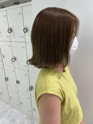 ミディアム カラー パーマ ヘアアレンジ メンズ キッズ ネイル マツエク・マツパ スパイキー/フェザー /波巻き/かいとのヘアスタイル