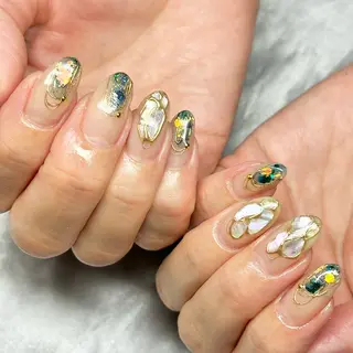 メンズ ネイル nail&eye Aoのマツエク・マツパデザイン