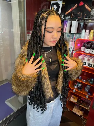 ロング 横浜ロングミディアム レイヤー/ 平林侑馬のヘアスタイル