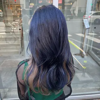 カラー ブリーチなし ミルクティー齋藤晴のヘアスタイル